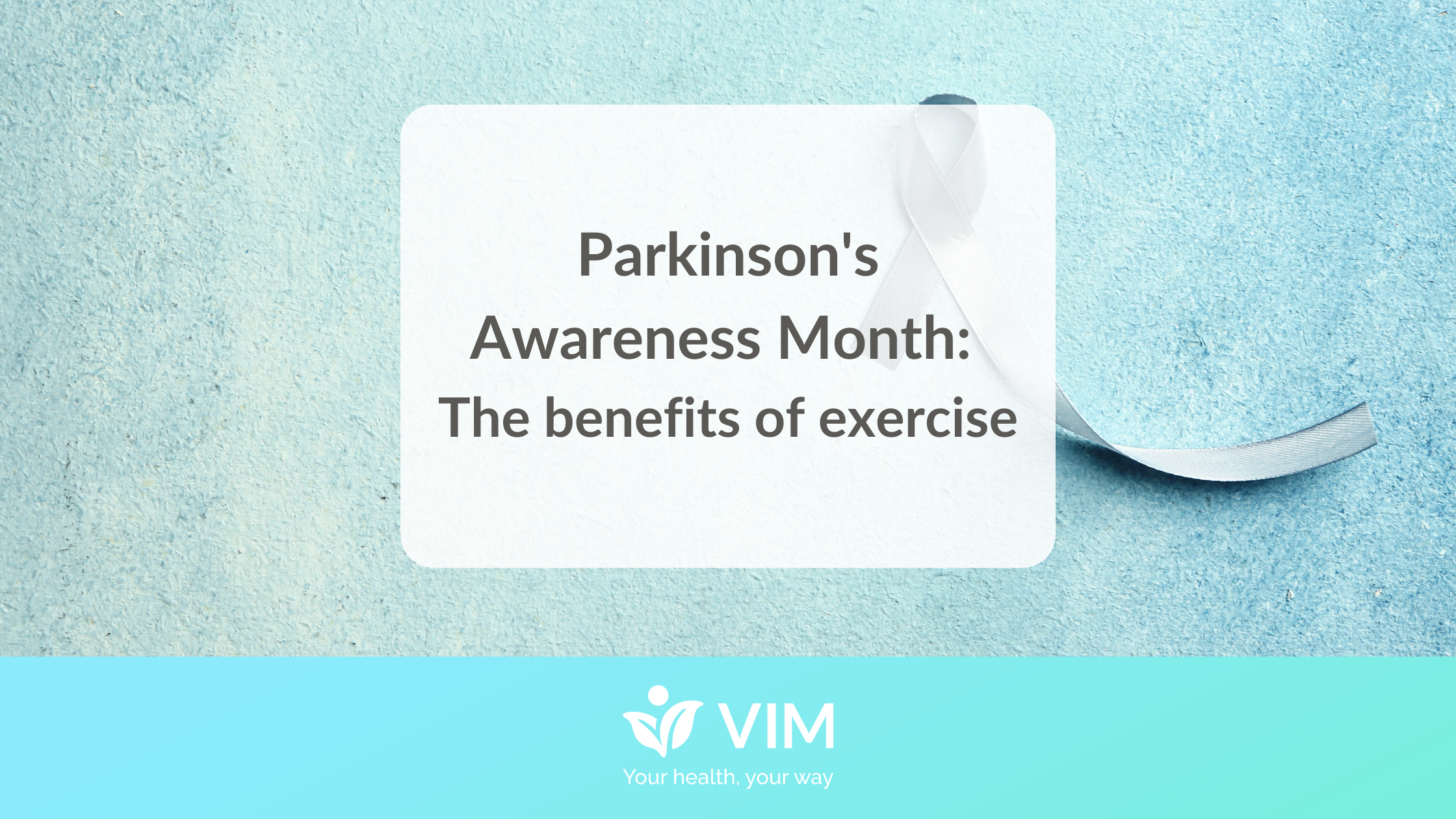 Parkinson's Awareness Month